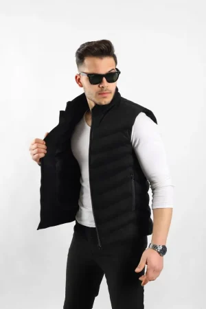 Muški prsluk crni 2