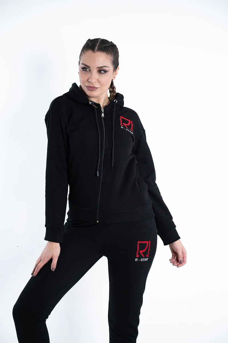 Flex ženska komplet trenerka -crna - Image 4