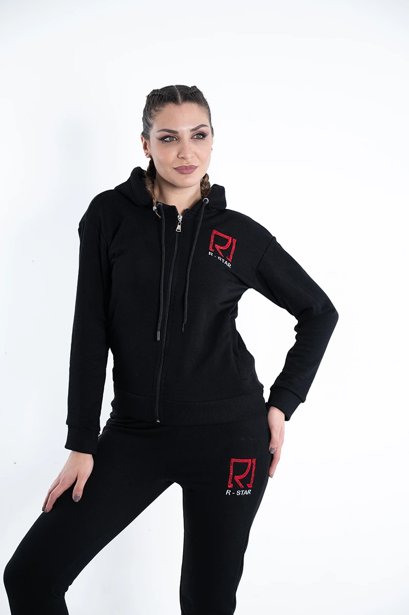 Flex ženska komplet trenerka -crna - Image 3