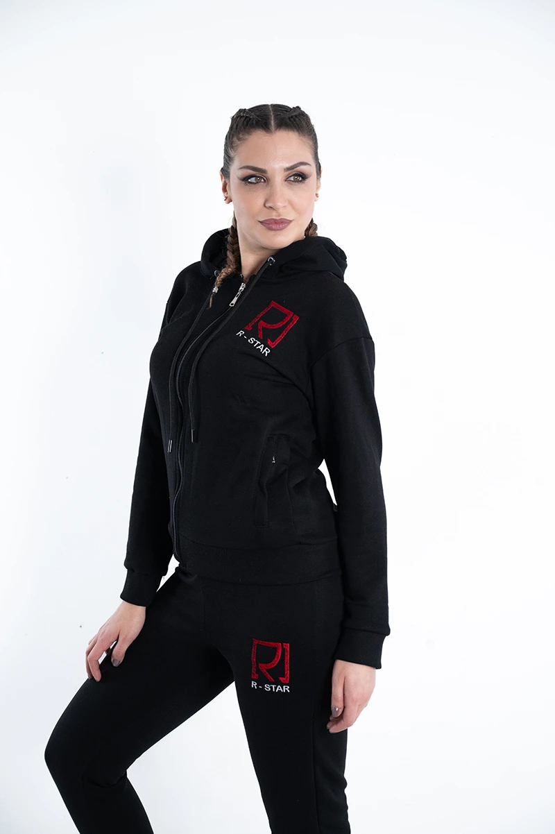 Flex ženska komplet trenerka -crna - Image 2