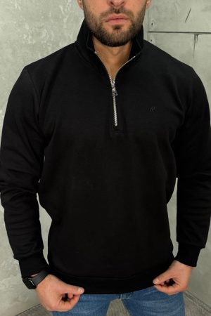 Muški Pamučni Duks Crna