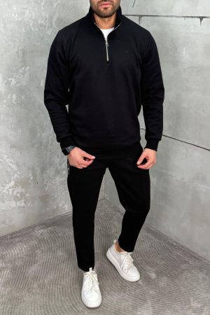 Alternative view of Komplet Trenerka sa Full zipom Crna