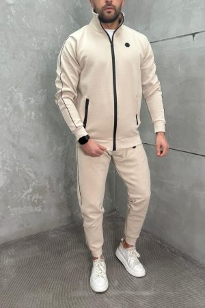 Komplet Trenerka sa zipom TZ2000 BEŽ