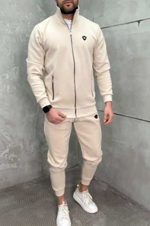 Komplet Trenerka sa zipom TZ1000 BEŽ