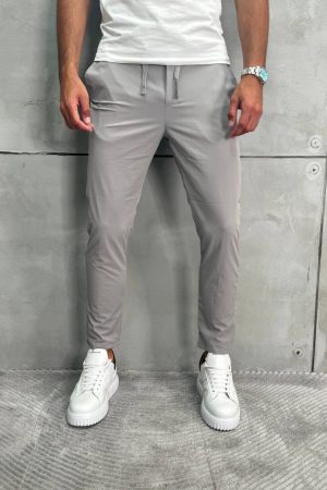 Muške Pantalone Svetlo Siva
